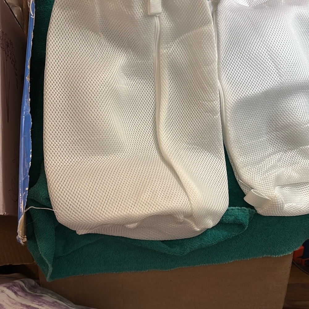 Quality Shoes Wash Bag white thick